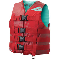 Gilet Hydro Nylon Vest Rouge Aqua CE Slippery Jet Ski