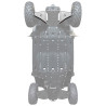 Protection de Triangles Avant Aluminium Maverick Sport Can-am XRW