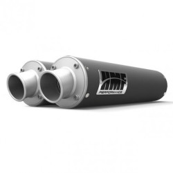 Silencieux HMF Dual Performance Series - Gun Metal/ Turn Down RZR Turbo S Polaris