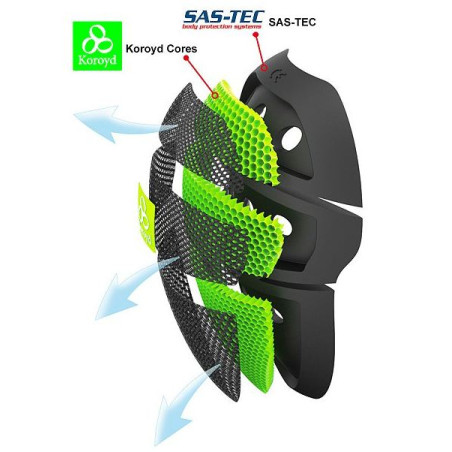 Gilet Enigma UFO blanc/noir/vert