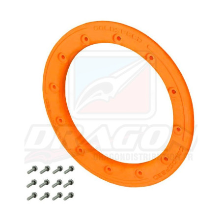 Frette PHD et Visserie GOLDSPEED Beadlock 10 pouces Orange