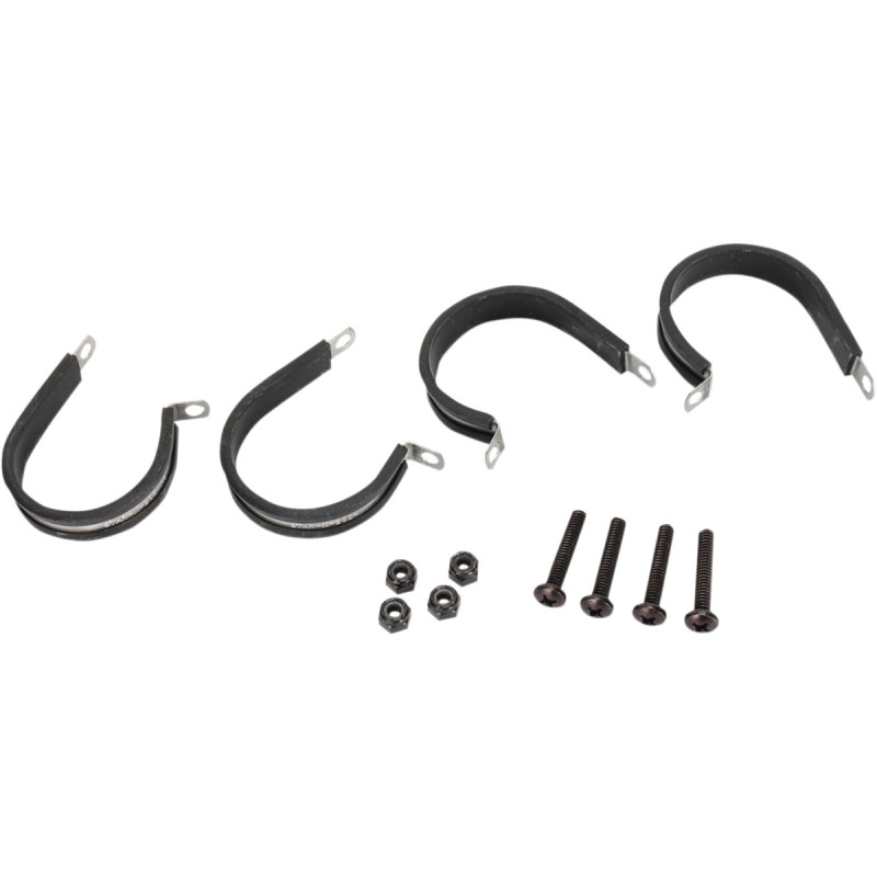 Kit de 4 Colliers de Remplacement Fixation Pare Brise Sur Tube de Diamètre 44 mm