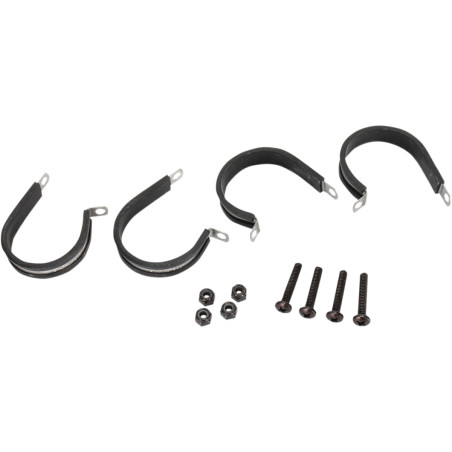 Kit de 4 Colliers de Remplacement Fixation Pare Brise Sur Tube de Diamètre 44 mm