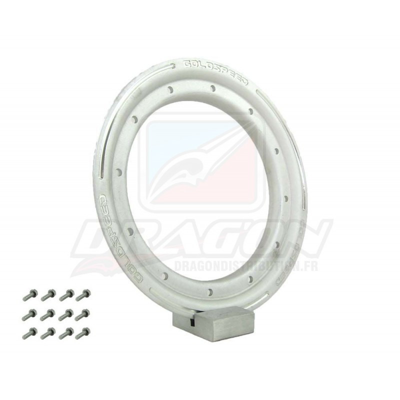 Frette Aluminium Beadlock 9 pouces GRIS Goldspeed