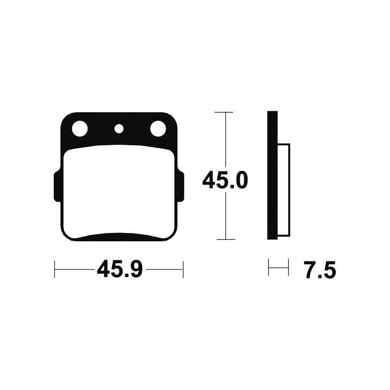 Plaquettes de Frein Yamaha Arrière YFS 200 Blaster