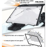 Pare Brise Polycarbonate + Essuie Glace 180°+ Lave Glace RZR PRO XP Polaris fabrication française