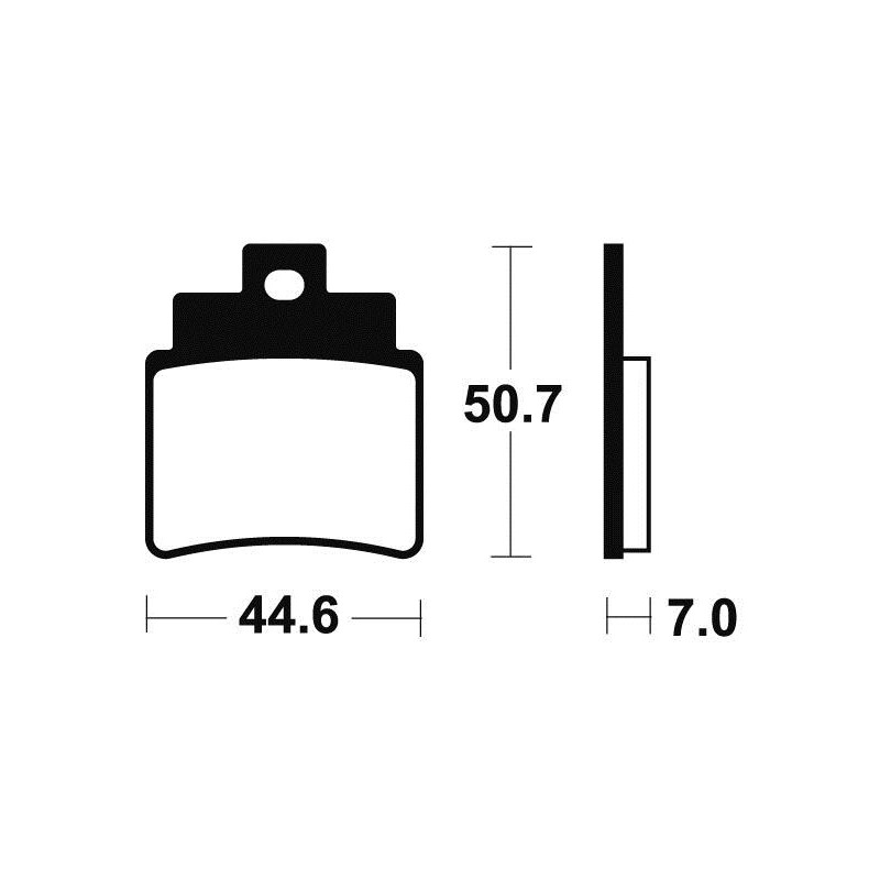 Plaquette de Frein pour 250 KXR AR Kymco