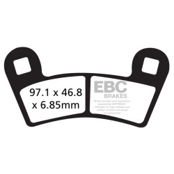 Plaquette de frein EBC 1000 S Polaris