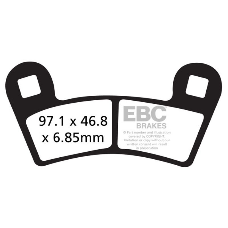 Plaquette de frein EBC 1000 S Polaris