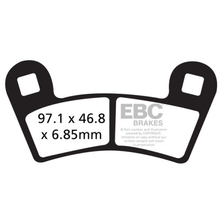 Plaquette de frein EBC 1000 S Polaris