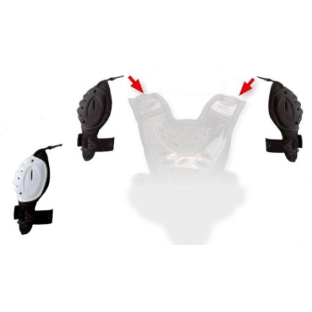 Epaulières UFO enfant Valkyrie 2/Reactor 2 noir