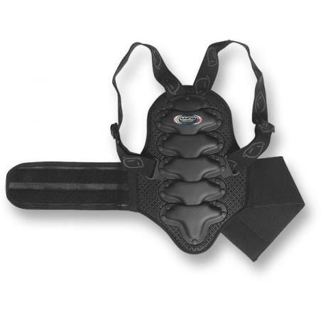 Protection dorsale avec ceinture UFO noir enfant 5-7 ans