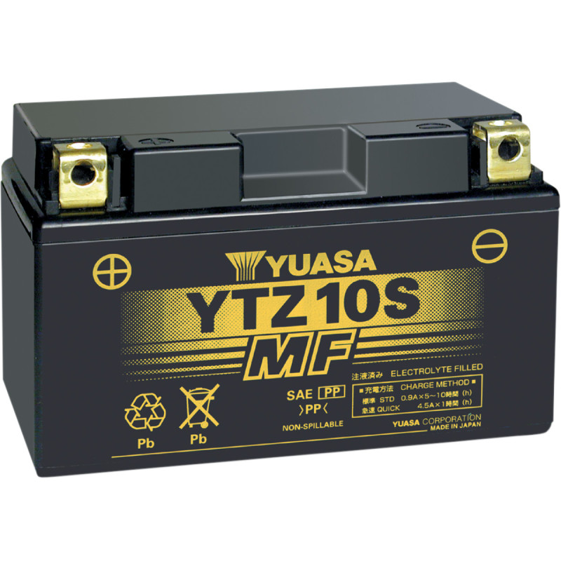 Batterie YUASA YTZ10S sans entretien activée usine YFM 350 Raptor Yamaha