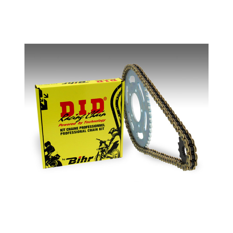 Kit chaîne D.I.D 520 type ERT2 10/22 (couronne standard) 80 LT Suzuki