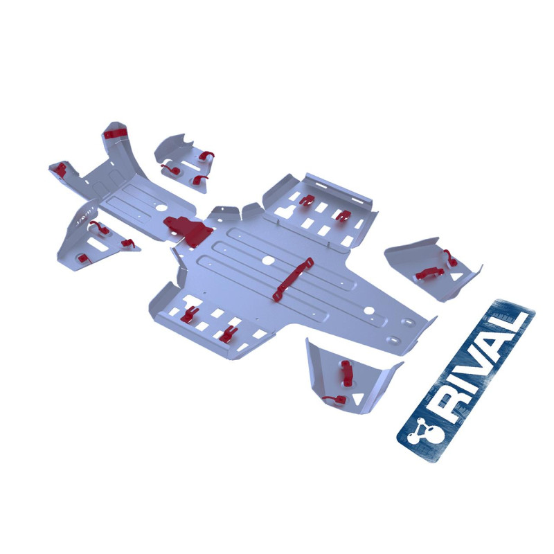 Kit Protection Aluminium Complet RIVAL 450 Kodiak Yamaha