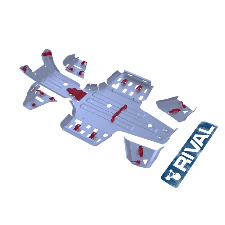 Kit Protection Aluminium Complet RIVAL 450 Kodiak Yamaha