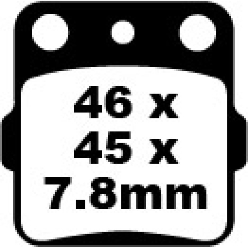 Plaquettes de frein  EBC 350 Banshee Yamaha