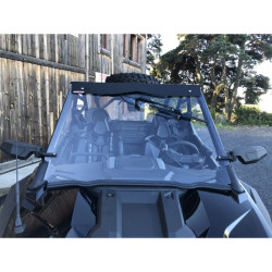 Pare Brise Polycarbonate Avec Essuie Glace 175° et Lave Glace RZR 1000 PRO XP Polaris Fabrication Française