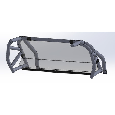 Pare-brise DIRECTION 2 arrière Polaris RZR Pro XP