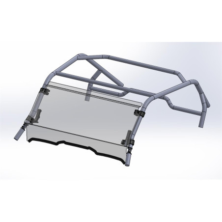 Pare-brise DIRECTION 2 avant complet pliable Yamaha YXZ1000 2019 et plus