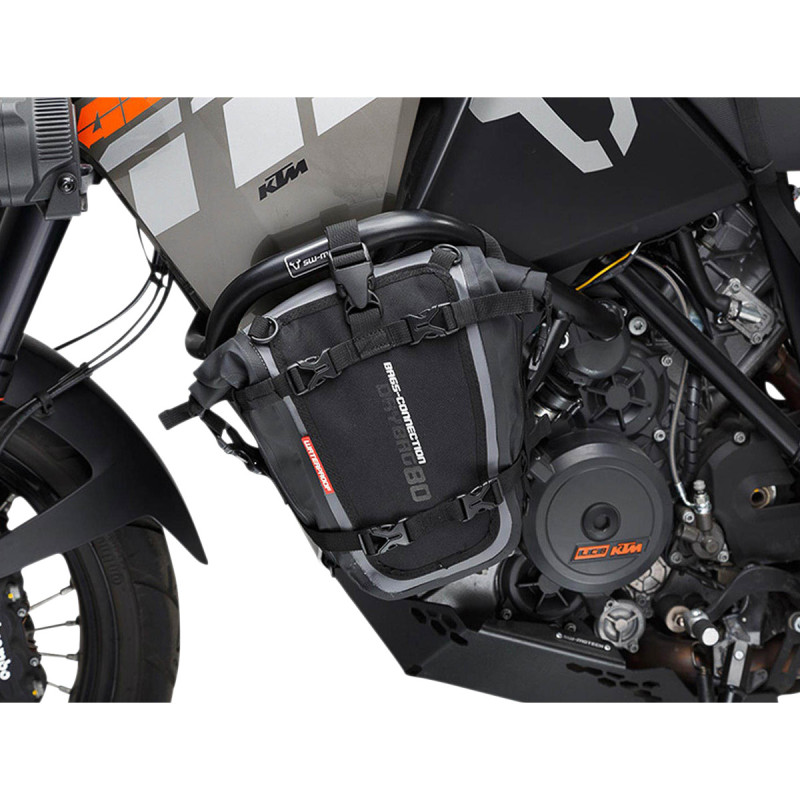 Sacoche de selle Drybag 80. 8 litres Gris/Noir. Étanche