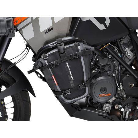 Sacoche de selle Drybag 80. 8 litres Gris/Noir. Étanche