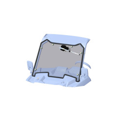 Pare-brise avant ART polycarbonate avec essuie-glace RZR 1000 XP Polaris à partir de 2019