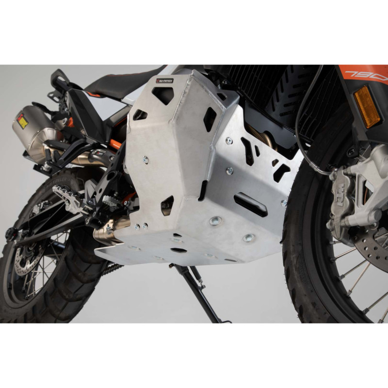 Sabot moteur. Argent. KTM 790 Adventure / R (18-)