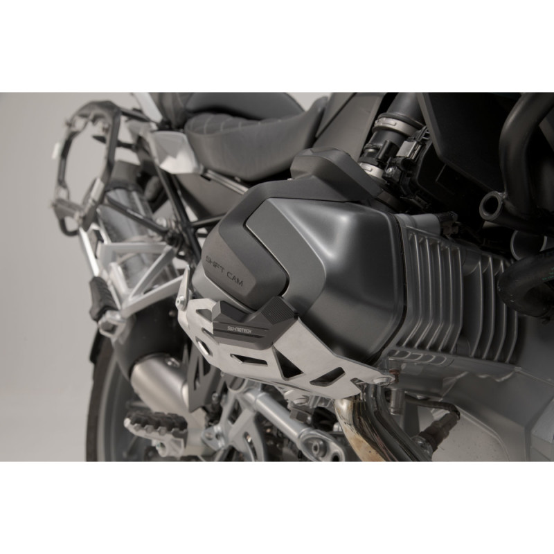 Protection de cylindre. Noir/Gris. BMW R 1250 GS, R 1250 R