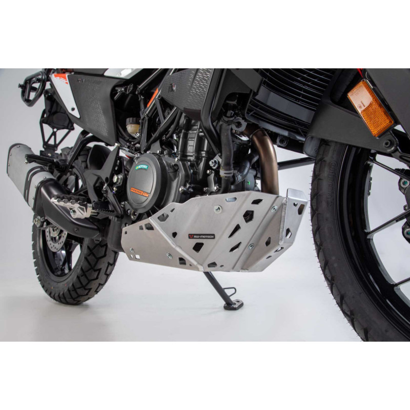 Sabot moteur. Argent. KTM 390 Adv (19-)