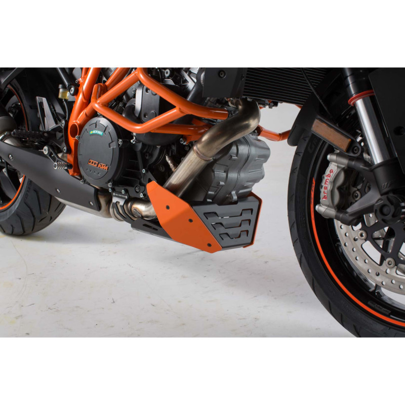 Sabot moteur urbain. Orange/Noir. KTM 1290 Super Duke R / GT
