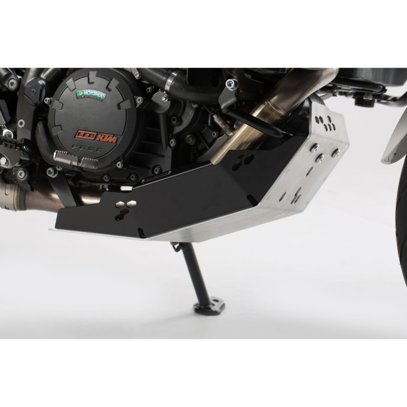 Sabot moteur. Noir/Gris. KTM 1290 Super Adventure (14-)