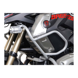 Crashbar haut. Gris. BMW R1200GS (08-12). Pour crashbars