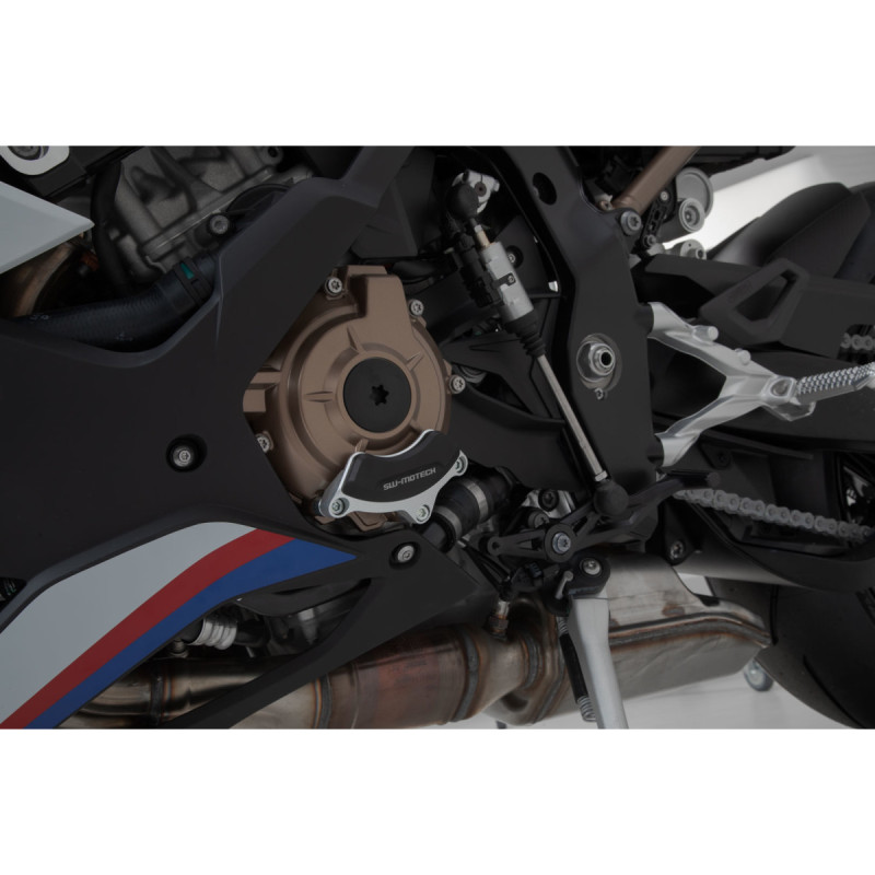 Protection de couvercle de carter moteur. Noir/gris. BMW S1000RR (19-)