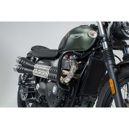 Crashbar. Noir. Street Scrambler/ Bonnevile Bobber (16-) Triumph
