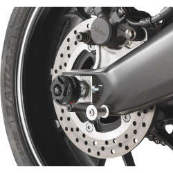 Roulettes de protection pour bras oscillant. Noir. Yamaha MT-09 (13-16)/Tracer, XSR900/Abarth