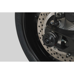 Roulettes de protection pour bras oscillant. Noir. Yamaha MT-09 (16-)