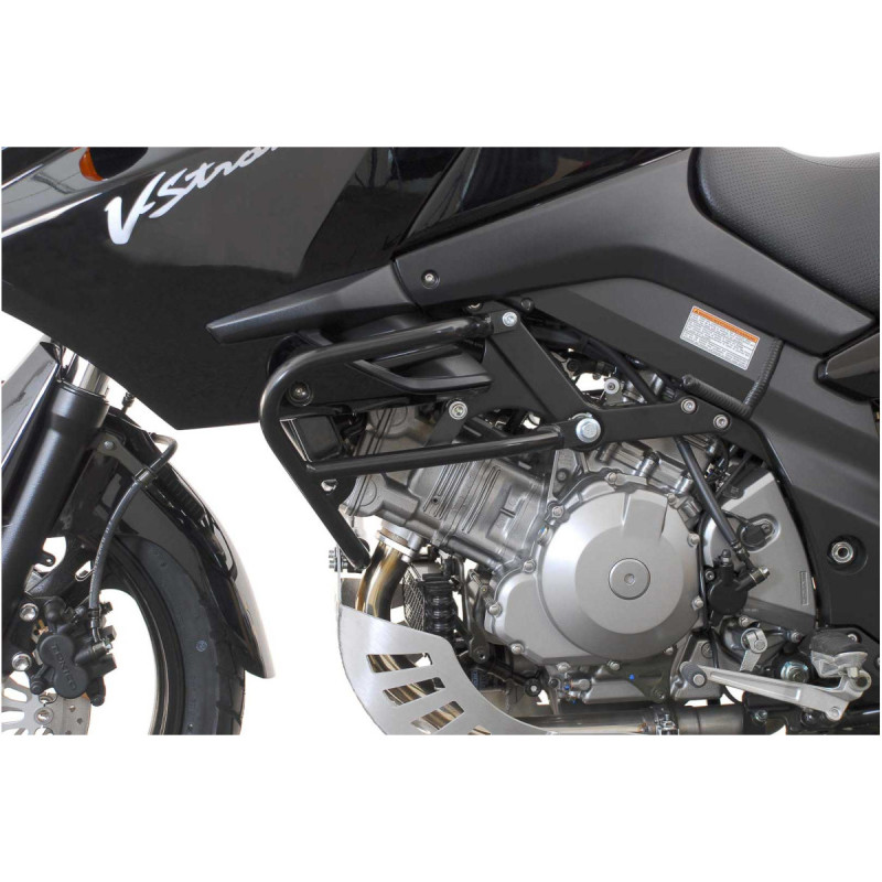Kit de patins de cadre. Noir. Kawasaki Z 800 (12-16)