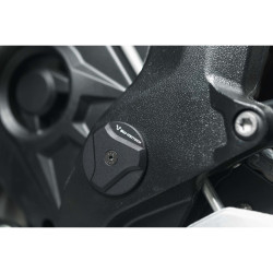 Set de bouchons de cadre. Noir. BMW S 1000 XR (15-19)