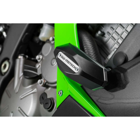 Kit de patins de cadre. Noir. Kawasaki Ninja ZX-6R 636 (13-)