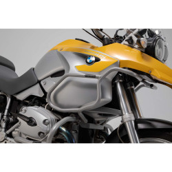 Crashbar haut. Argent. BMW R1200 GS (04-07). Seul avec crashbar