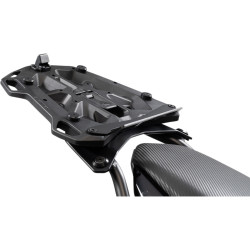 Platine d’adaptation pour porte-bagage STREET-RACK. Pour Givi/Kappa avec Monolock. Noir