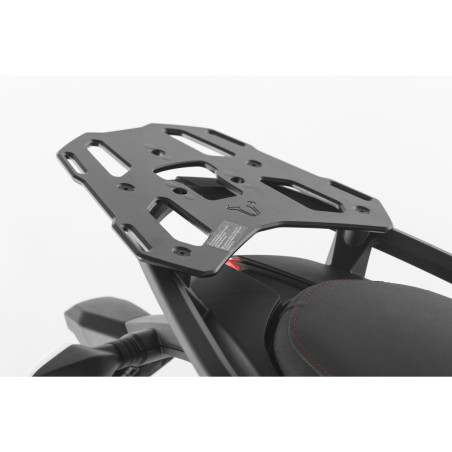 Porte-bagages ALU-RACK. Noir. Ducati Multistrada 1200/S, Hyperstrada