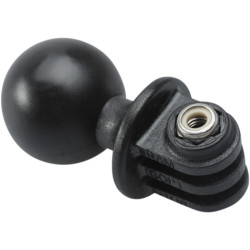 Boule universelle avec adaptateur pour GoPro. Noir