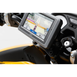 Support GPS pour guidon. Noir. Modéles BMW / Honda / Suzuki
