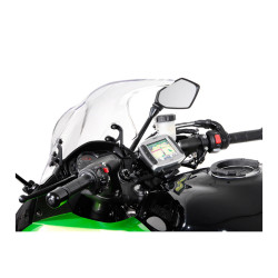 Support GPS pour guidon. Noir. Kawasaki Z1000SX, Ninja 1000SX