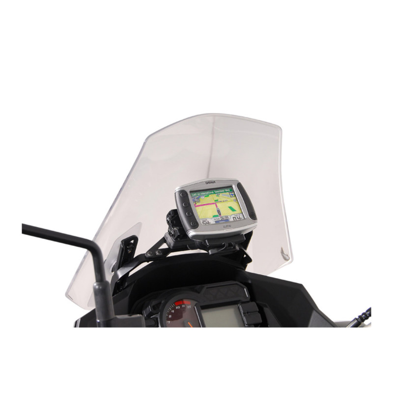 Support GPS pour cockpit. Noir. Kawasaki Versys 1000 (12-14)