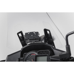 Support GPS pour cockpit. Noir. Kawasaki Versys 1000 (15-17)