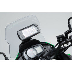 Support GPS pour cockpit. Noir. Kawasaki Versys-X300 ABS (16-)