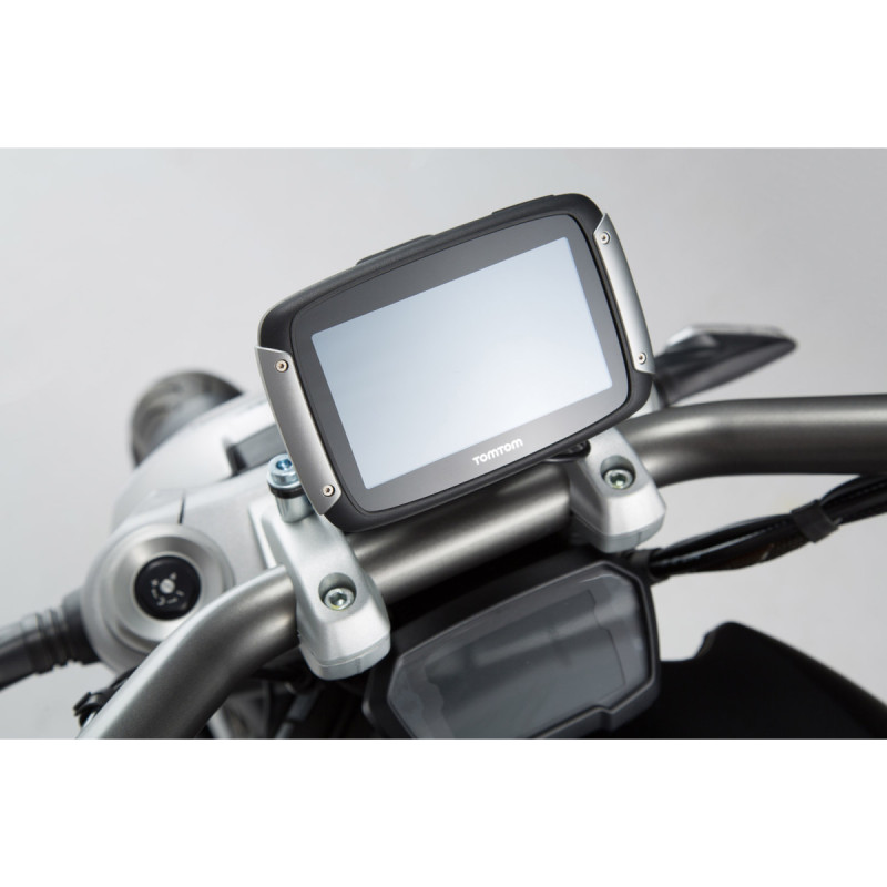 Support GPS pour guidon. Noir. Ducati XDiavel/S (16-)